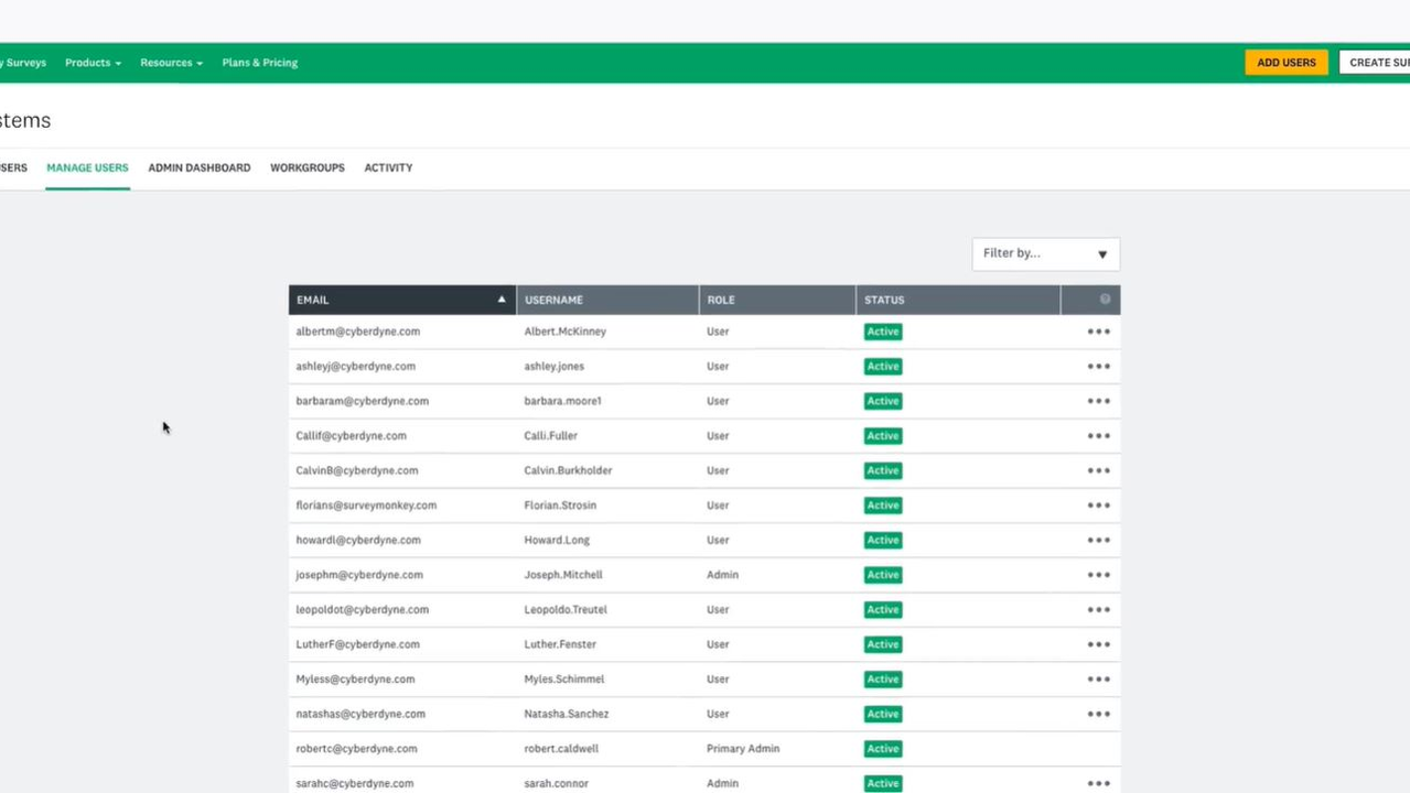 User management