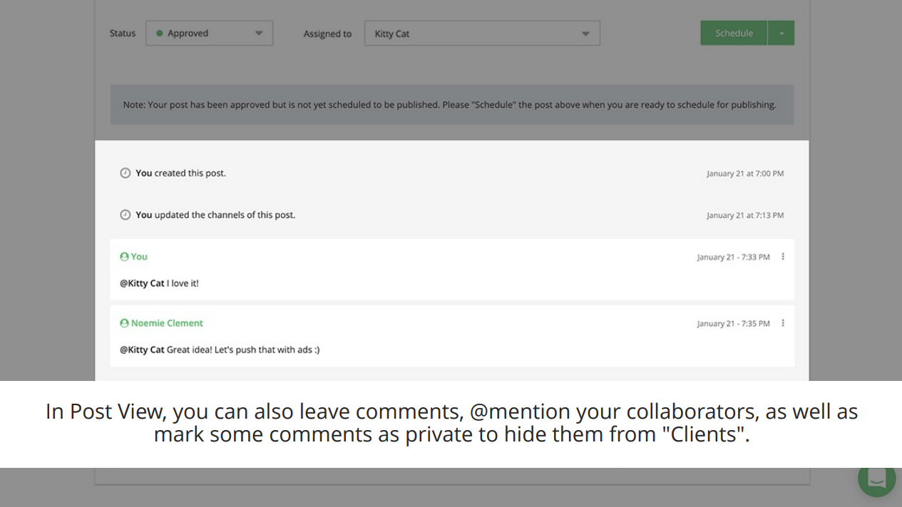 Tag collaborators