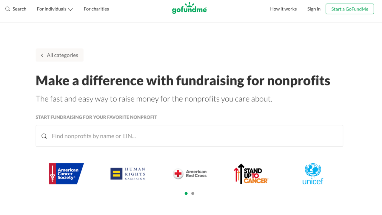 Start a fundraising campaign for your favorite nonprofit