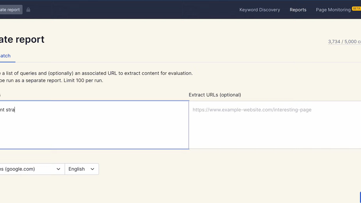 Audit content inventory