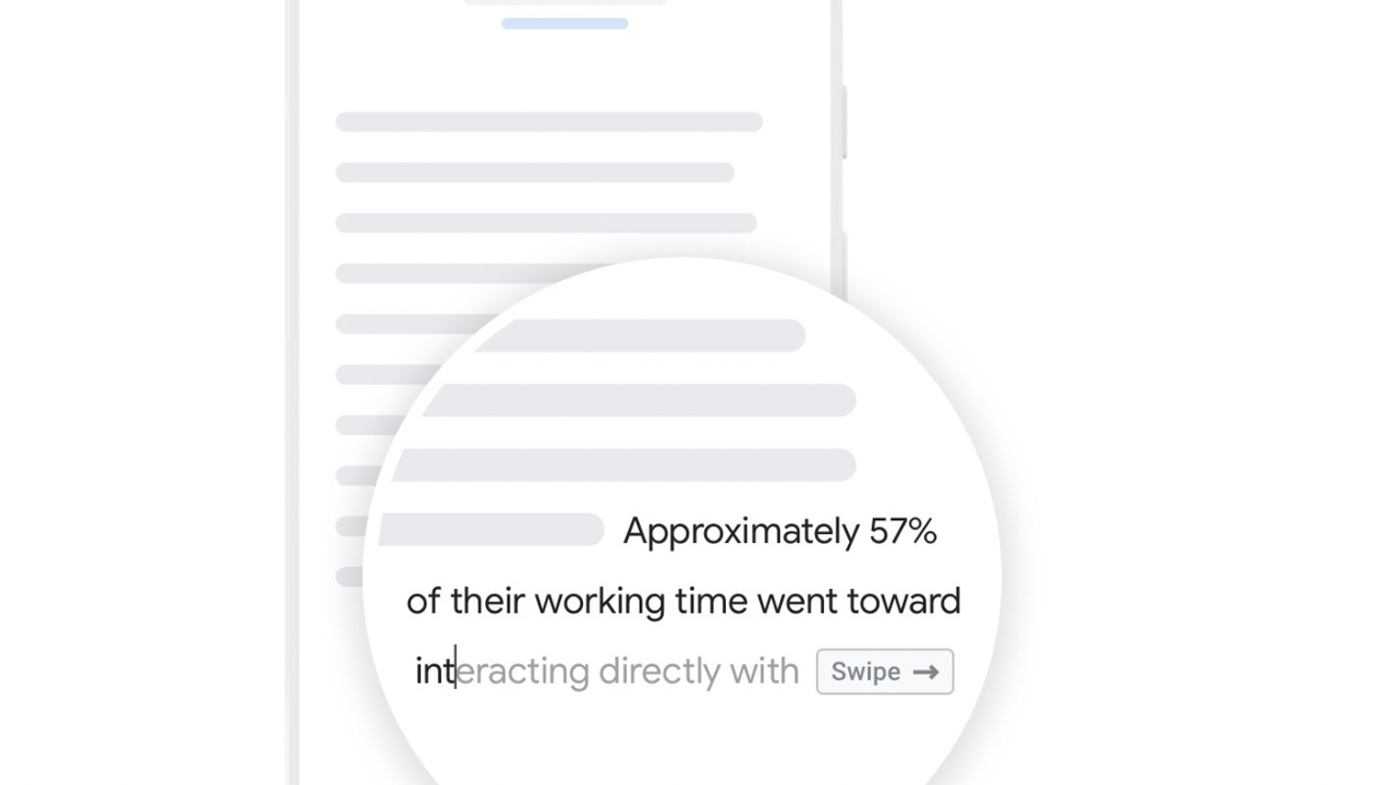 Write faster with suggestions