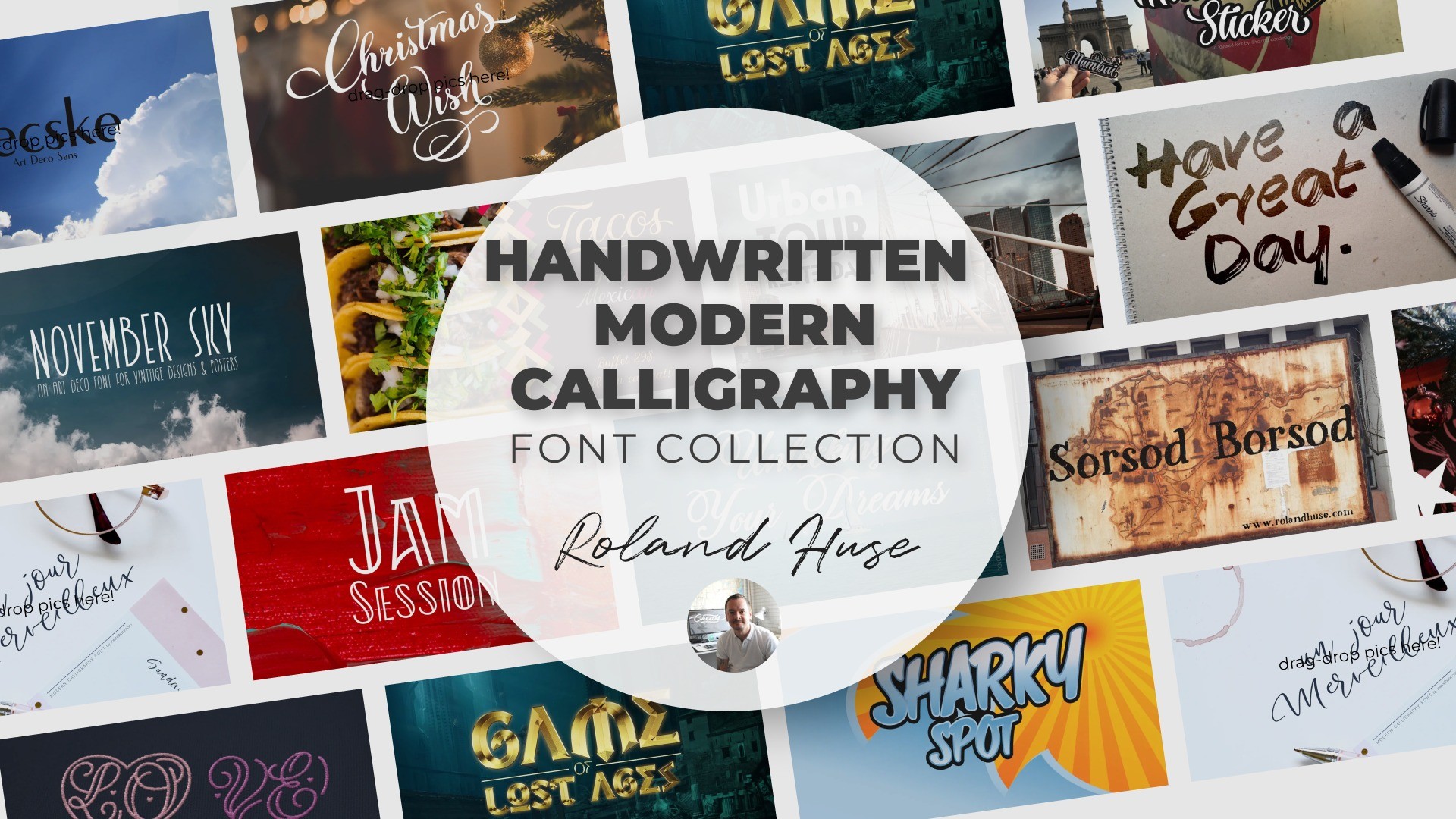 Roland Huse Handwritten Modern Calligraphy Font Collection | AppSumo