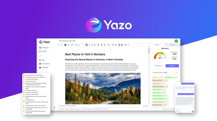 Yazo - Ai SEO Writer Lifetime Deal Review: Unbeatable Value