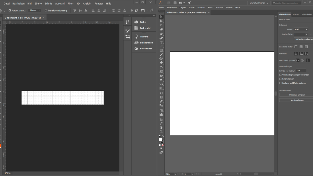 Adobe illustrator UI