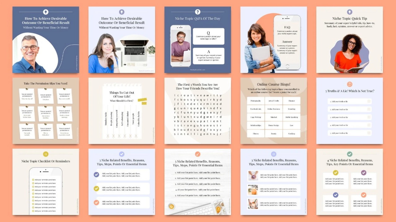 Social Media Canva Template Bundle - Plus exclusive