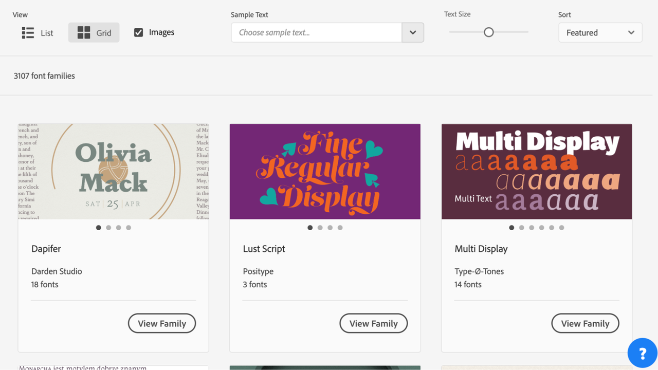Explore Adobe Fonts