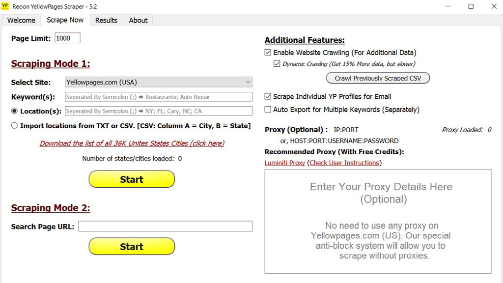 Supported Yellow Pages Platforms & Global Coverage