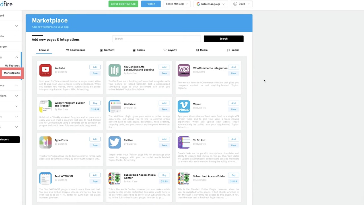 Add marketplace features to your apps
