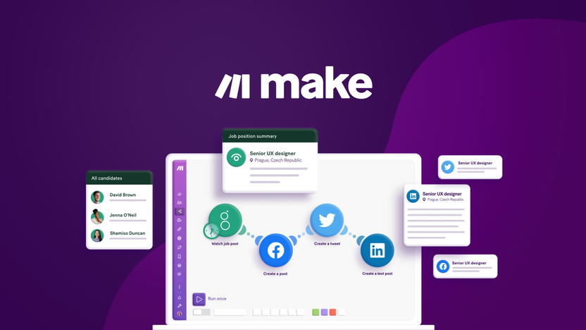 Make - Build & automate workflows in minutes | AppSumo