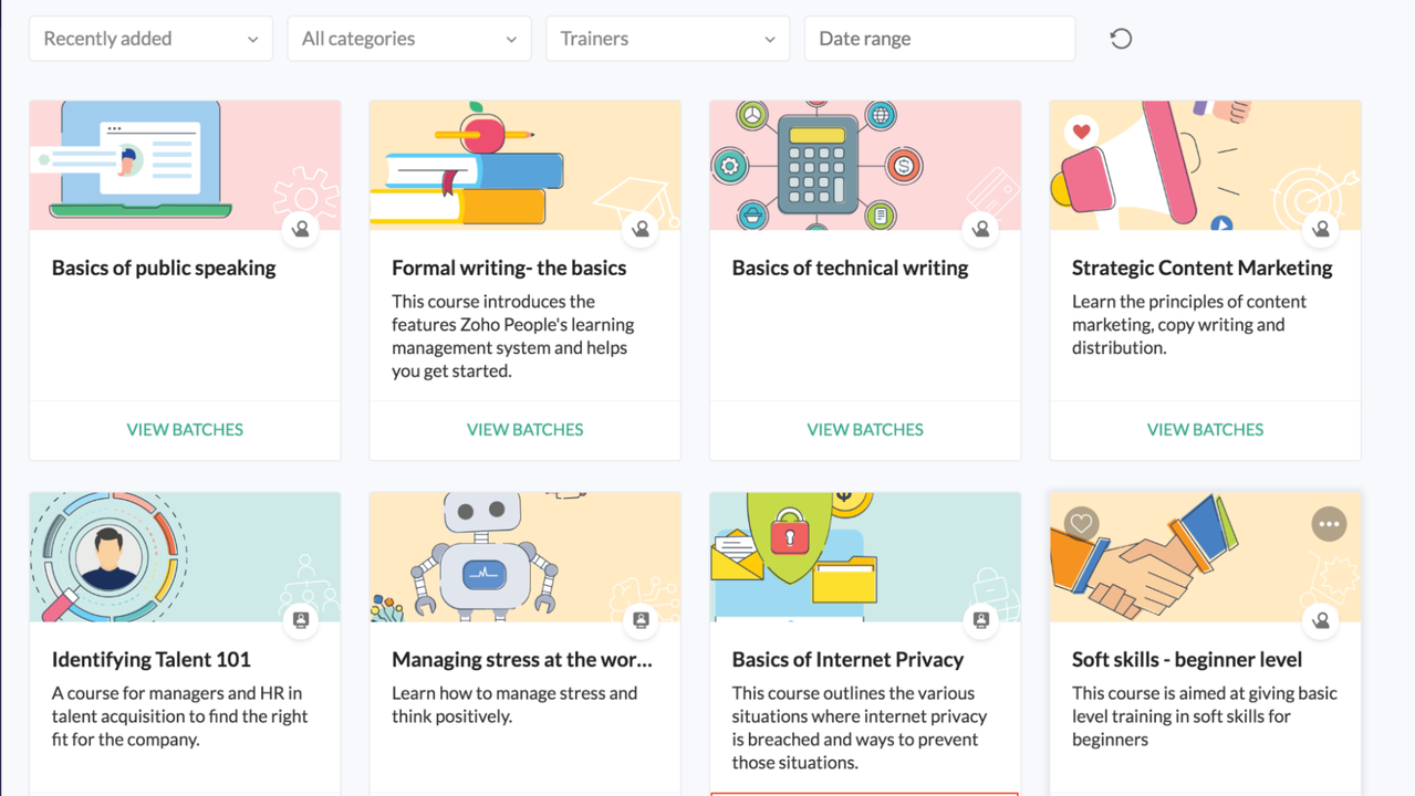 Set up self-paced course