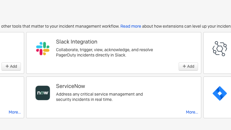 PagerDuty’s integrations and extensions