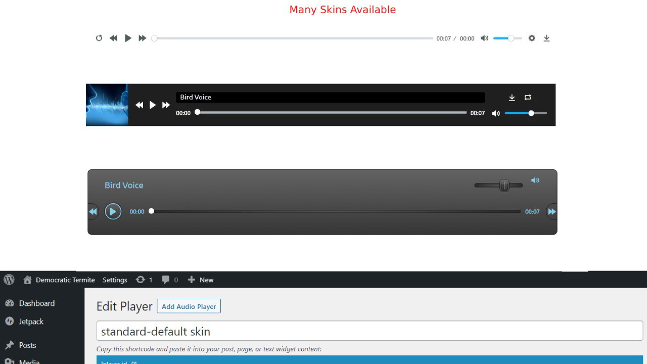 HTML5 Audio Player PRO