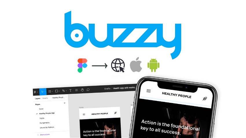 Buzzy - No Code App Builder for Figma