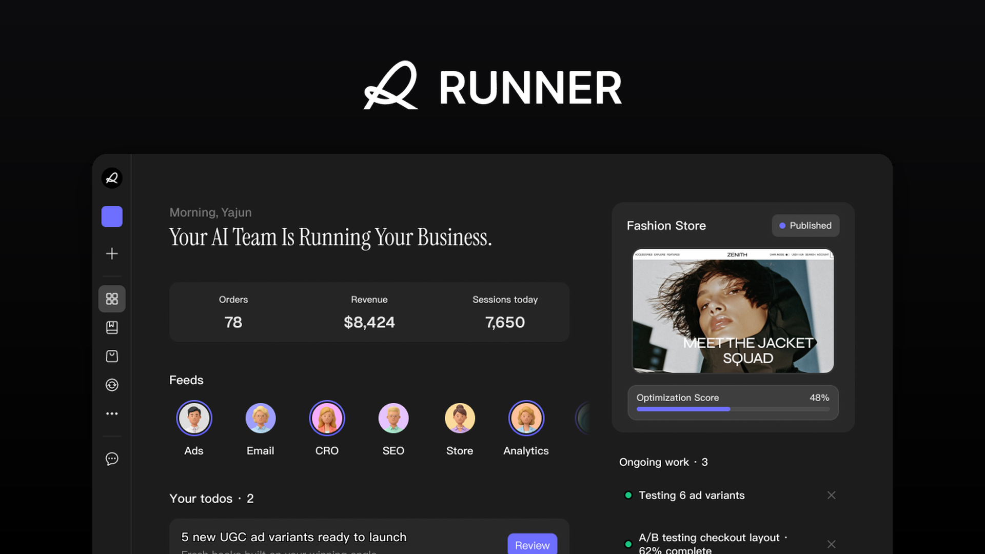 Runner AI Lifetime Deal - Build and Run an AI Store