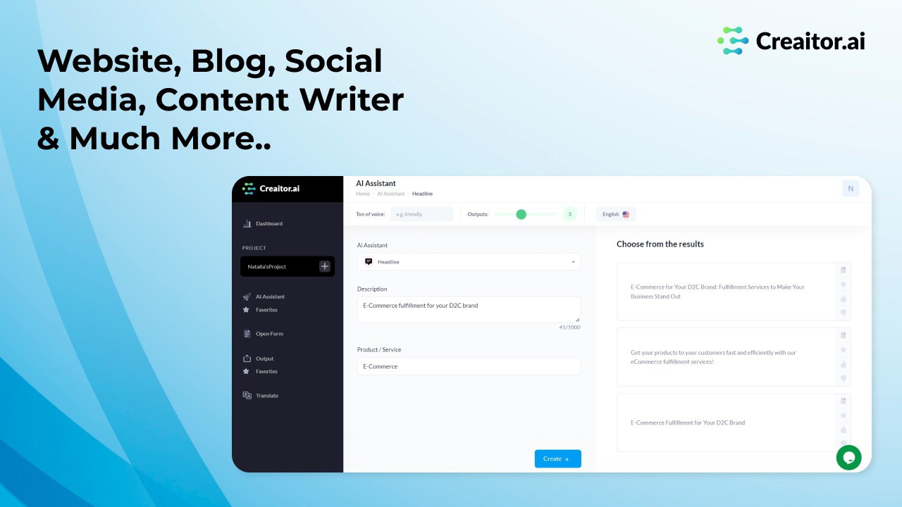 Creaitor.Ai Ai Writing Assistant: Boost Your Content Game