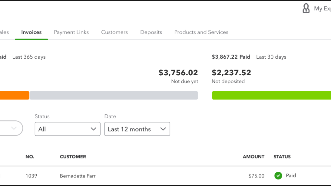 Sync invoices with QuickBooks