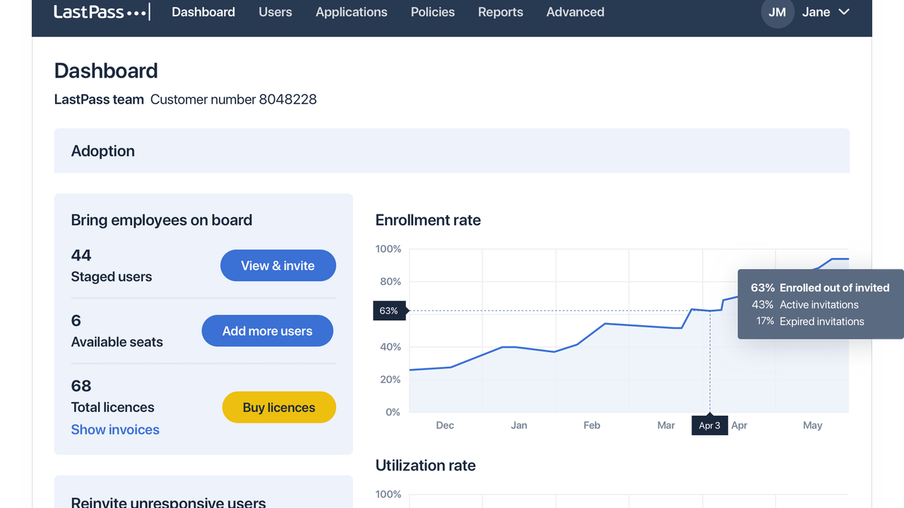 LastPass for teams