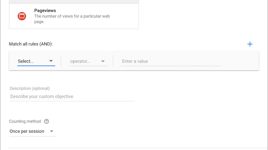 Configure custom objective