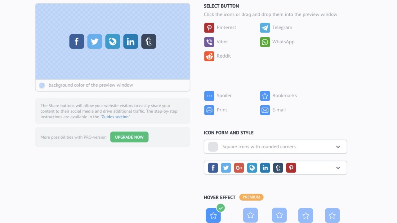 uSocial.pro 2in1: Multiple Link Page for your Instagram & Social Media Buttons and Widgets for your Website