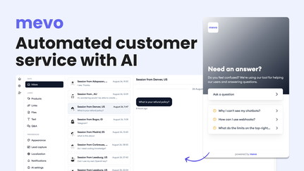 mevo: automate customer support with ai