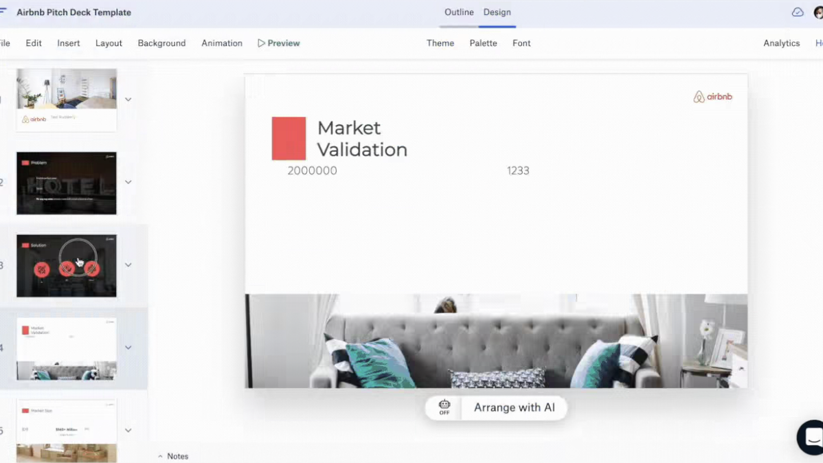 Slidebean presentation builder