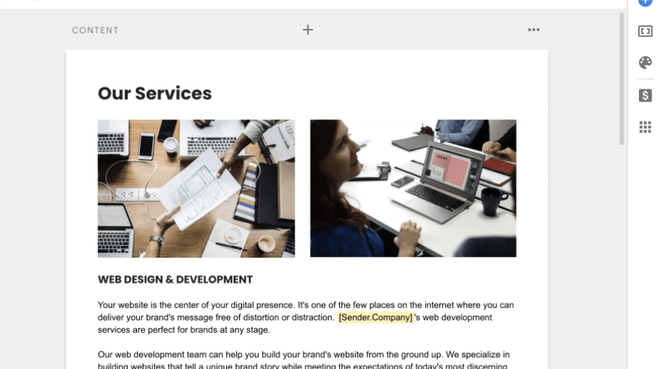 Create documents with PandaDoc