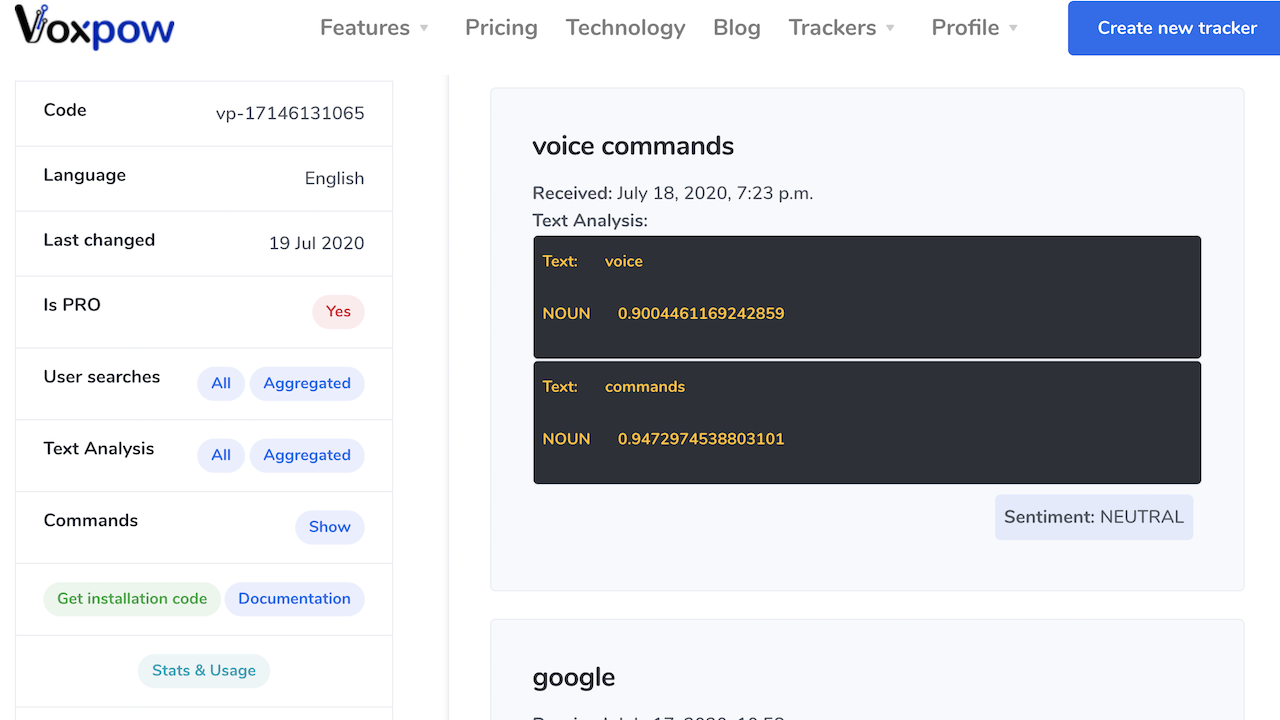 Voxpow — Speech Recognition and Voice Commands for your website