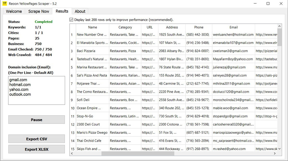 Grow your leads list with thousands to millions of local business leads.