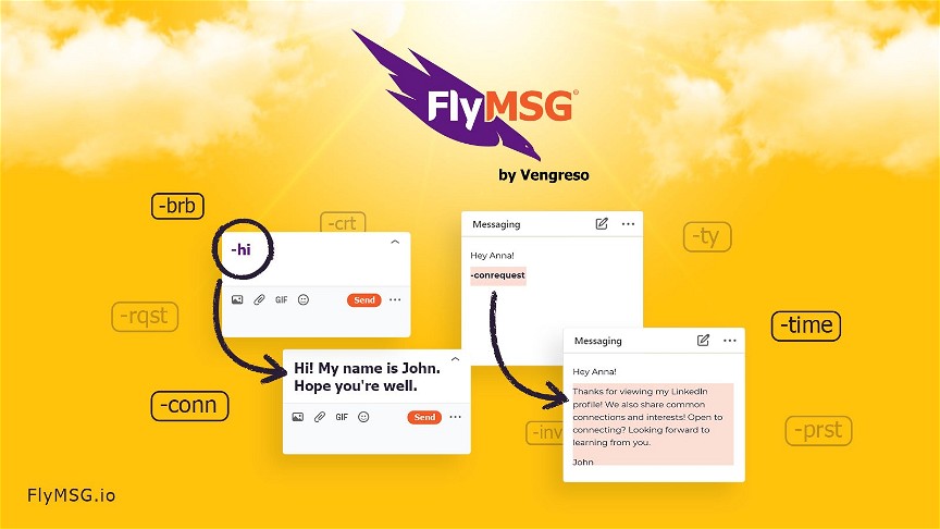 FlyMSG: AI Writer, Text Expander, AI Post Generator & LinkedIn Commenting