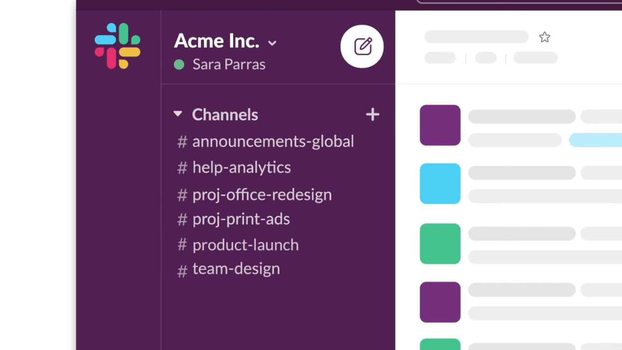 Slack channels