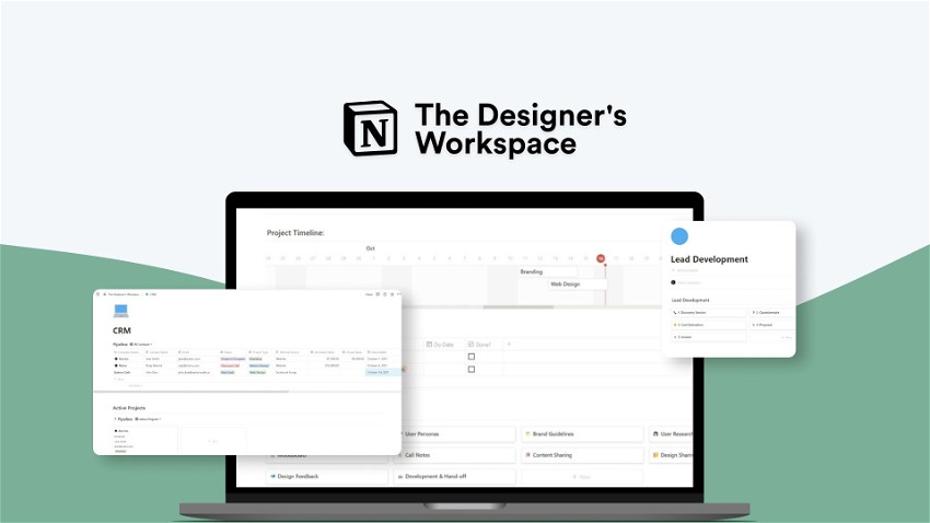 The Designer's Workspace - Notion Template Kit