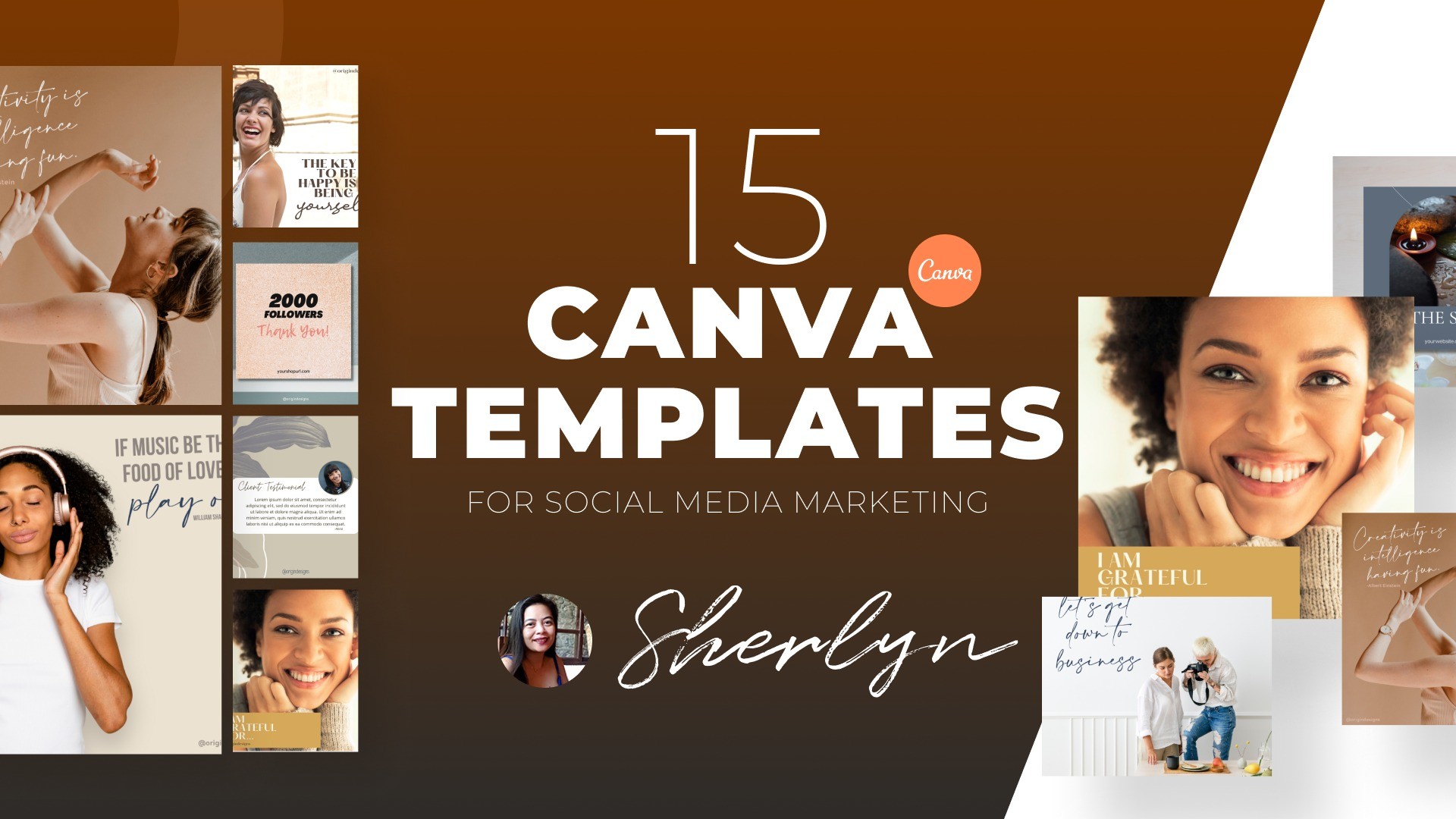 15 Canva Templates For Social Media Marketing by Sherlyn