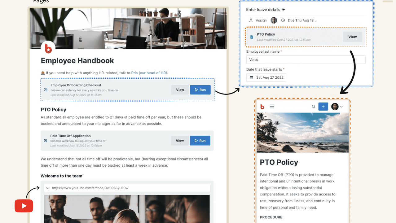 Create a single home for all your company’s processes