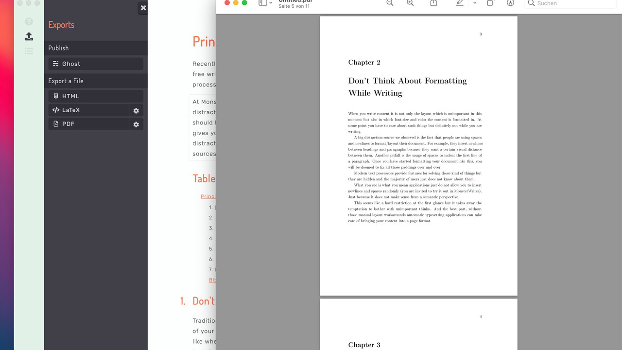MonsterWriter (macOS/Windows)