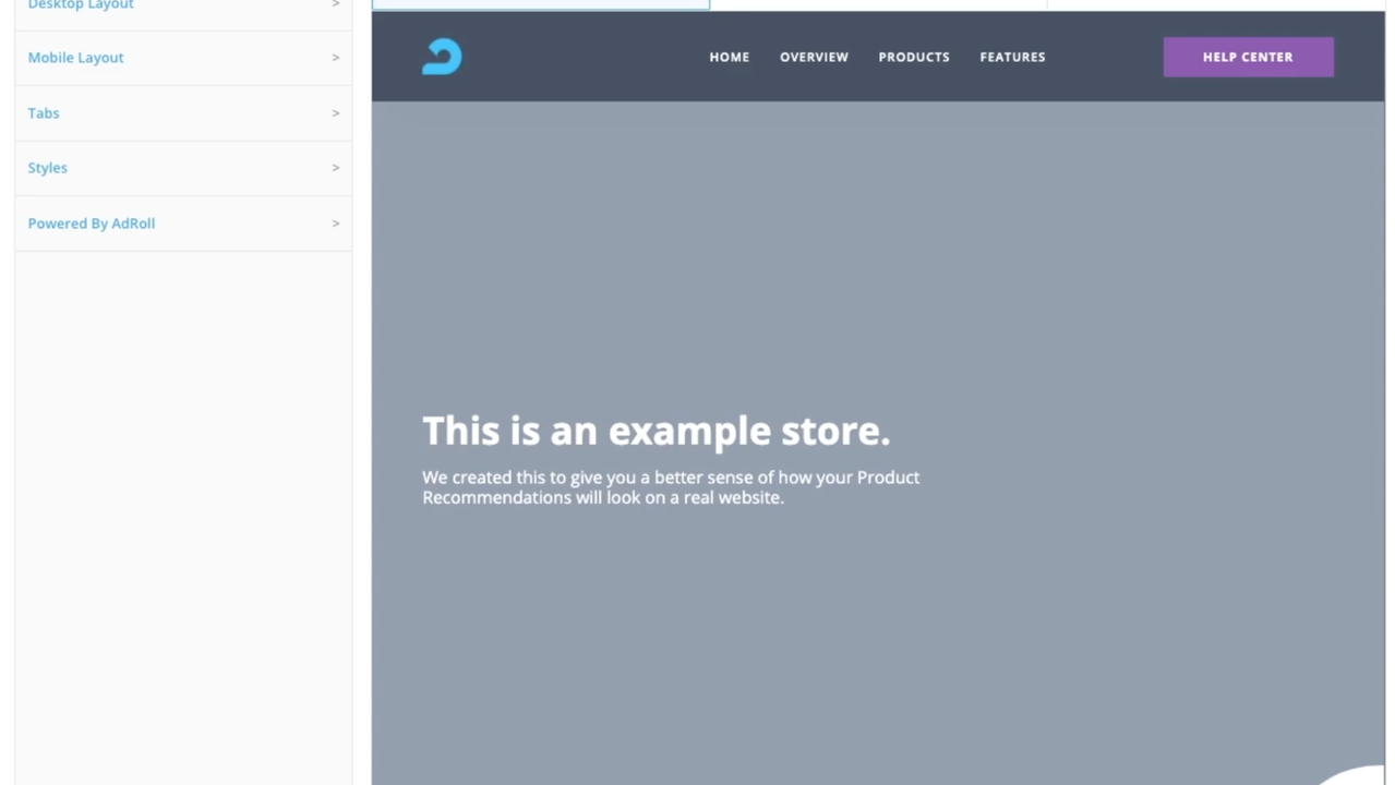 Customize your ecommerce store