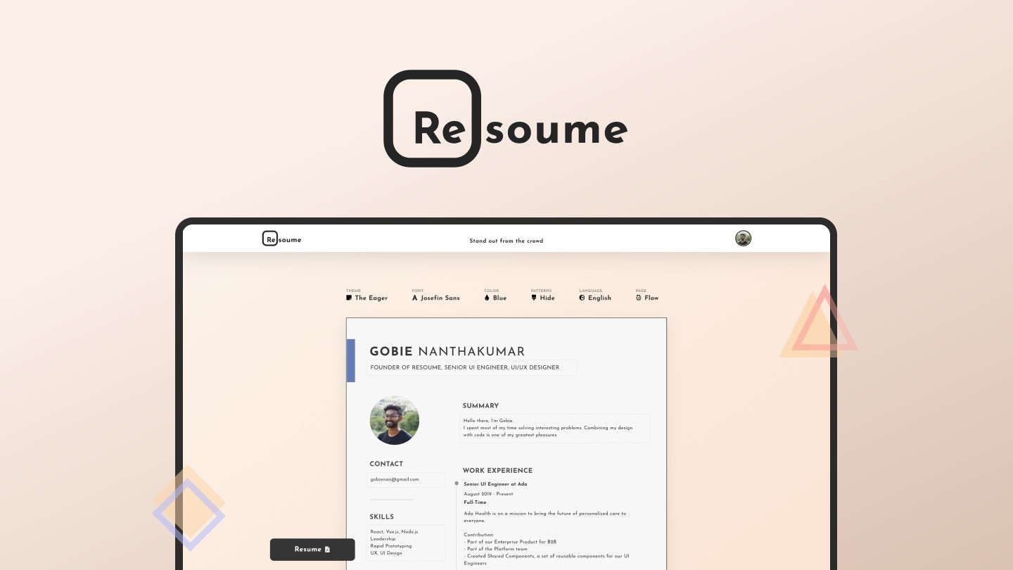 AppSumo Deal for Resoume - Plus exclusive