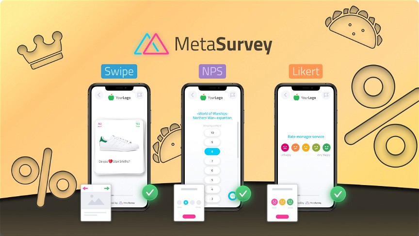 MetaSurvey «Tinder-like surveys» — Plus exclusive