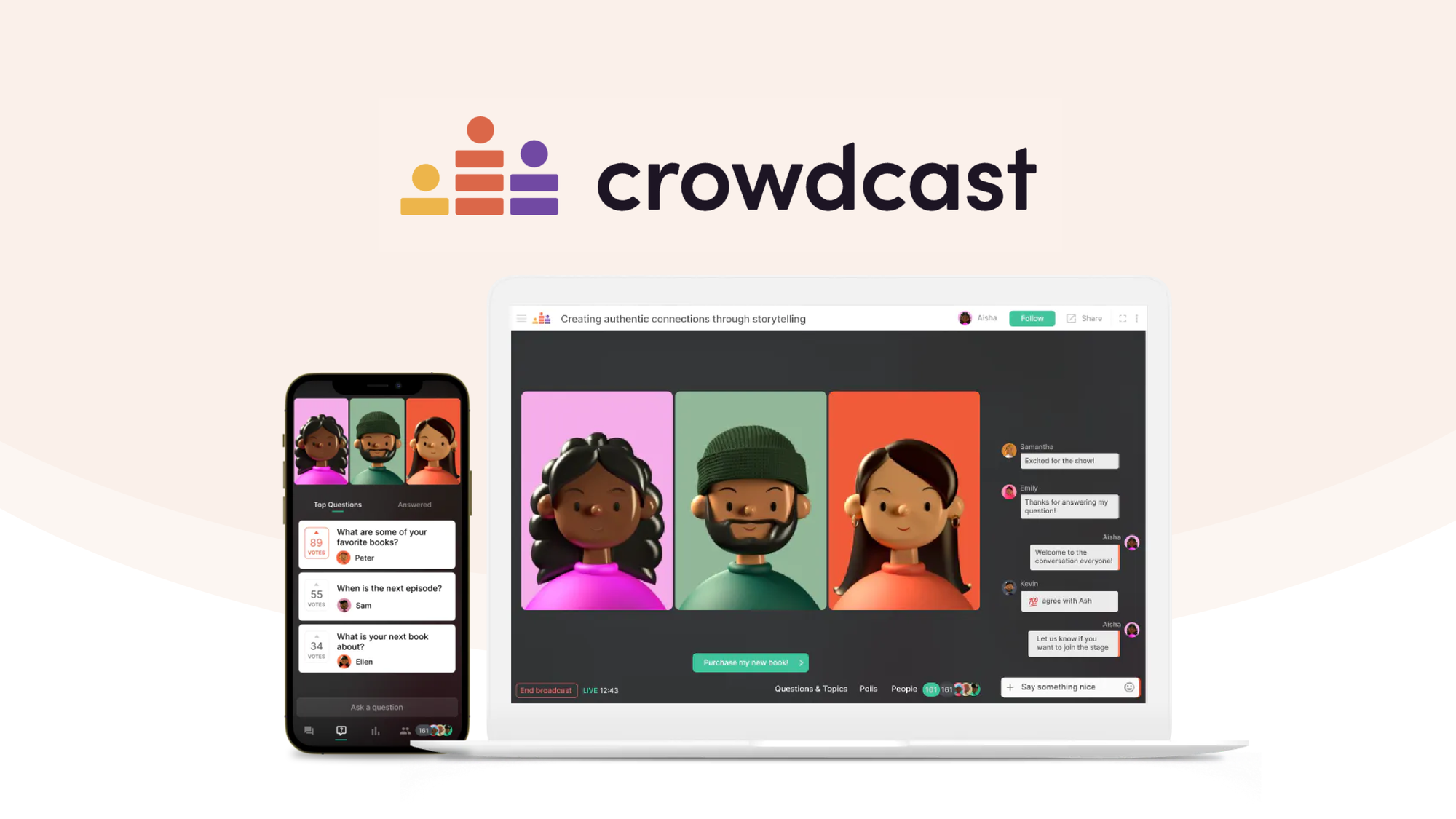 Crowdcast - Host Or Join Live Events And Connect | AppSumo