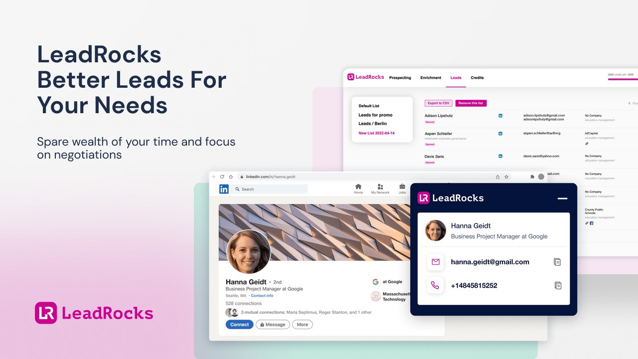 Find verified B2B contacts fast