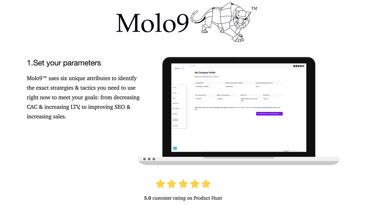 Molo9™ - Plus exclusive
