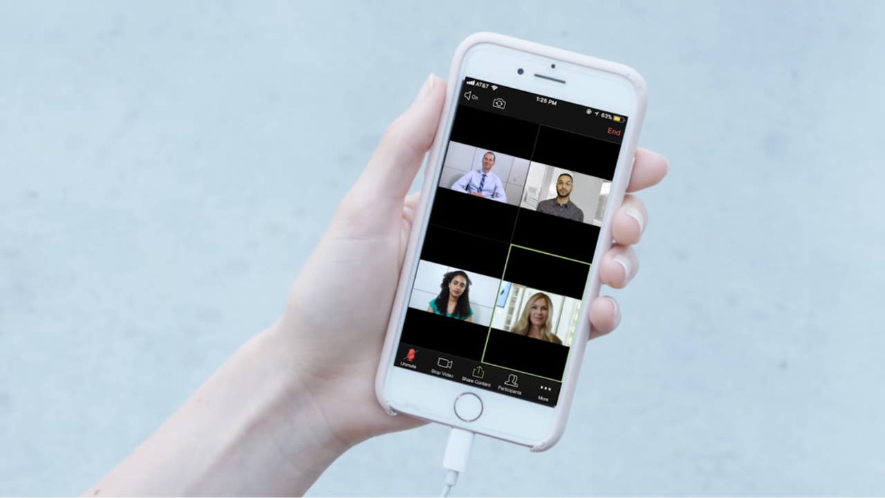 Zoom mobile app