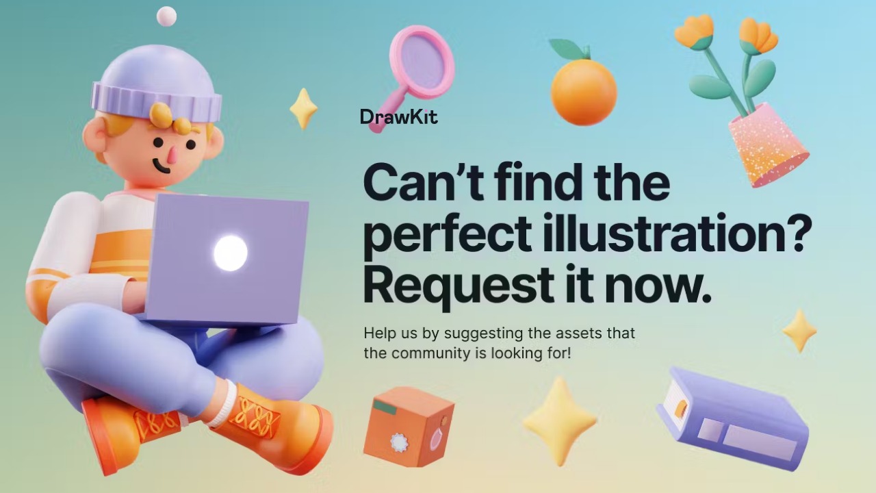 DrawKit - Beautiful 2D & 3D Illustrations and Icons