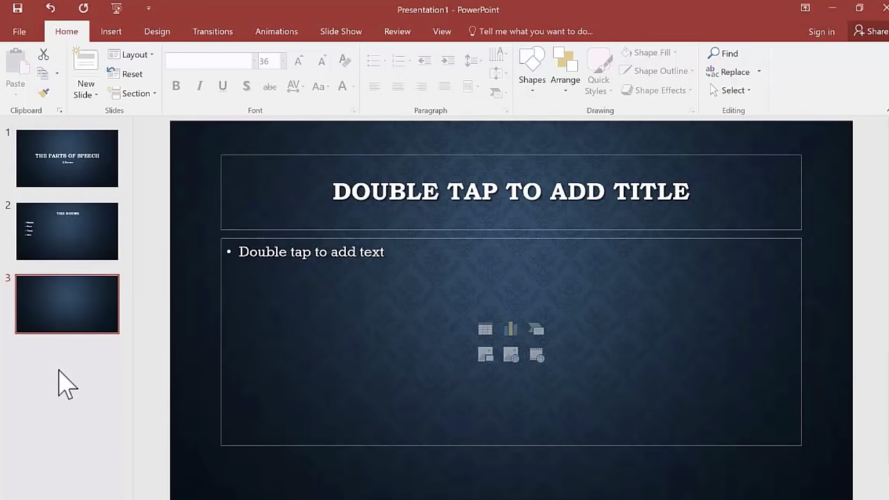 Easily create slides with PowerPoint