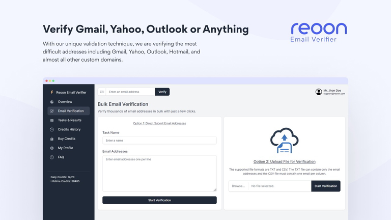 Reoon Email Verifier | AppSumo