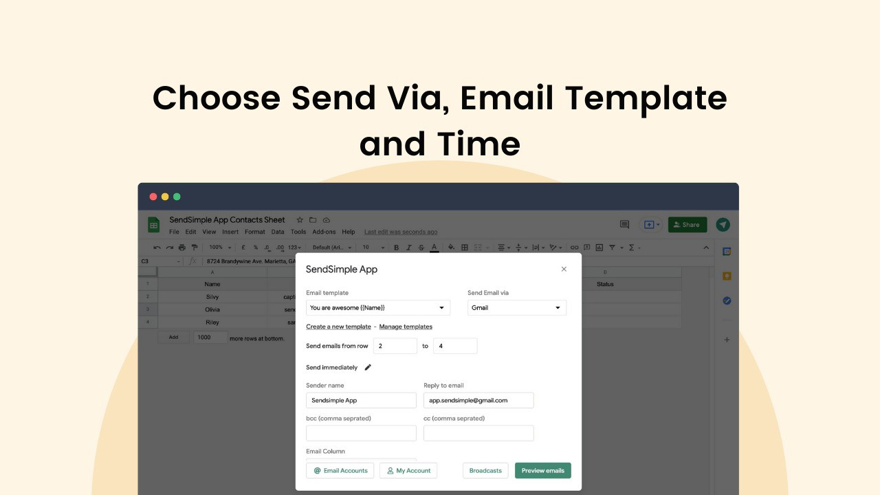SendSimple App