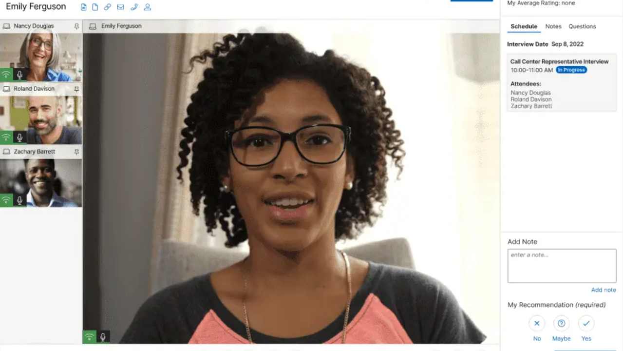 Conduct live and on-demand interviews