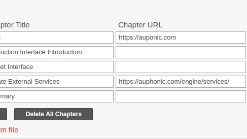 Add chapter marks to tracks