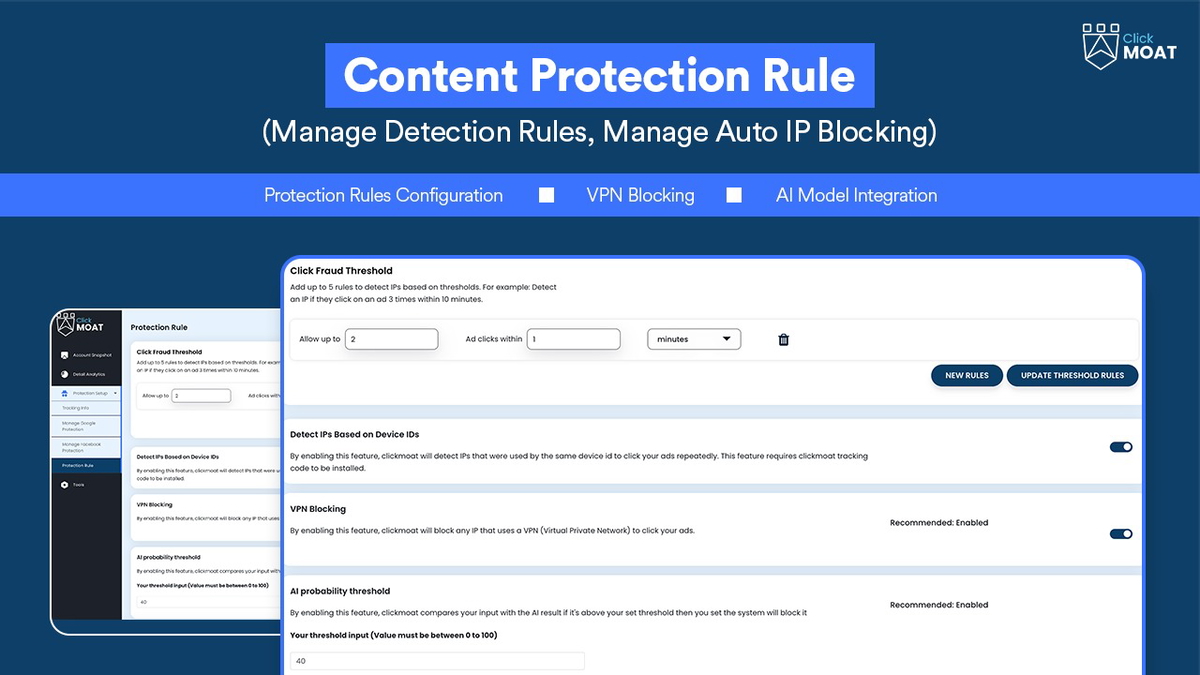 Customize your protection rules