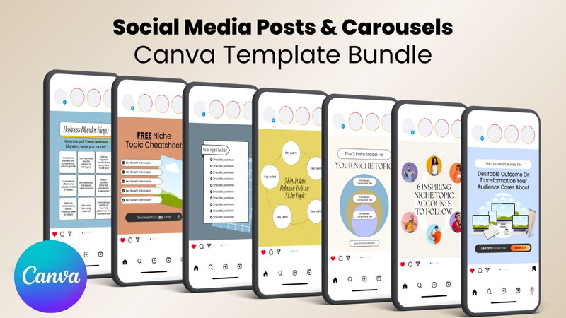 Social Media Canva Template Bundle