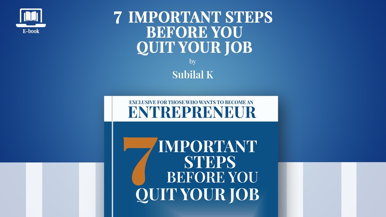 7 Important Steps Before You Quit Your Job